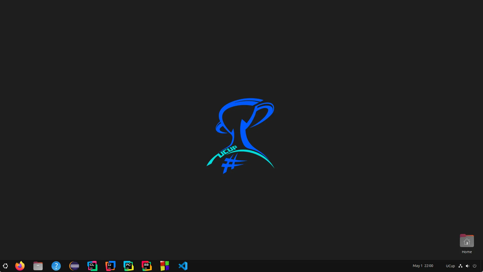 GNOME desktop environment running on the contest workstation.